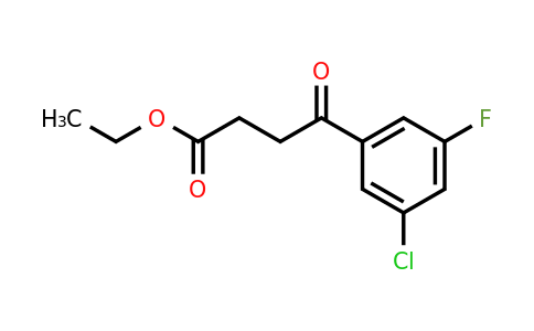 951889-89-7 | Ethyl 4-(3-chloro-5-fluorophenyl)-4-oxobutanoate