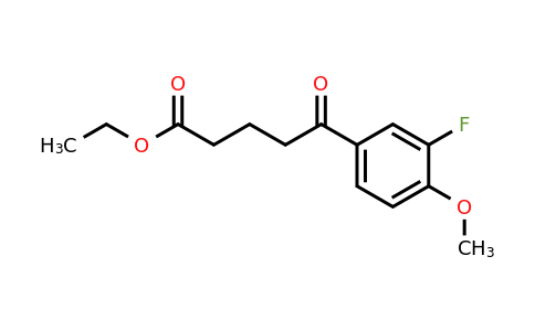 951890-00-9 | Ethyl 5-(3-fluoro-4-methoxyphenyl)-5-oxopentanoate