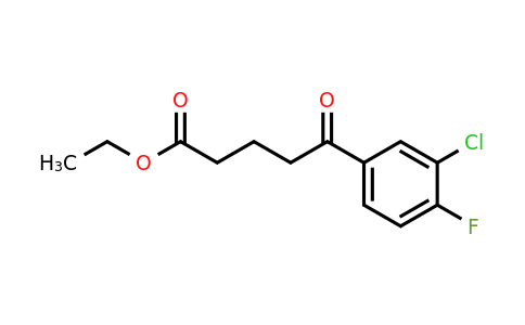 951890-06-5 | Ethyl 5-(3-chloro-4-fluorophenyl)-5-oxopentanoate