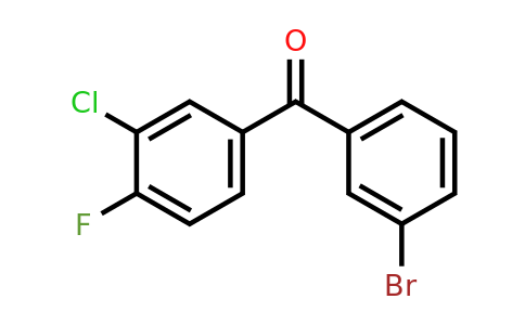 951890-10-1 | (3-Bromophenyl)(3-chloro-4-fluorophenyl)methanone