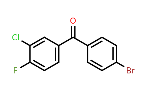 951890-13-4 | (4-Bromophenyl)(3-chloro-4-fluorophenyl)methanone