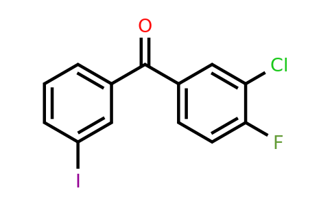 951890-19-0 | (3-Chloro-4-fluorophenyl)(3-iodophenyl)methanone