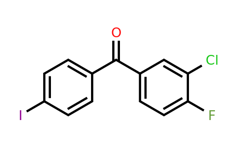 951890-22-5 | (3-Chloro-4-fluorophenyl)(4-iodophenyl)methanone