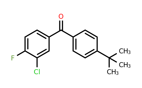 951890-25-8 | (4-(tert-Butyl)phenyl)(3-chloro-4-fluorophenyl)methanone
