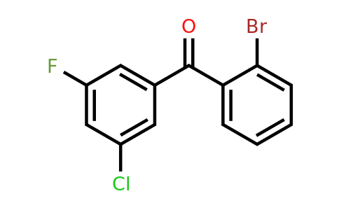 951890-40-7 | (2-Bromophenyl)(3-chloro-5-fluorophenyl)methanone