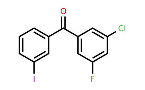 951890-44-1 | (3-Chloro-5-fluorophenyl)(3-iodophenyl)methanone