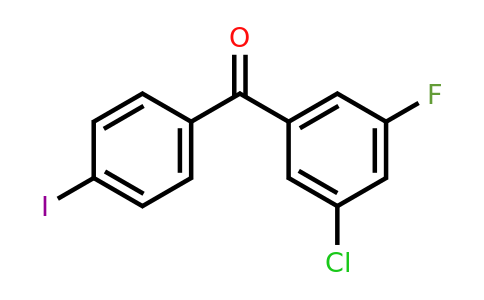 951890-46-3 | (3-Chloro-5-fluorophenyl)(4-iodophenyl)methanone