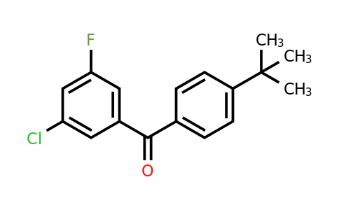 951890-48-5 | (4-(tert-Butyl)phenyl)(3-chloro-5-fluorophenyl)methanone