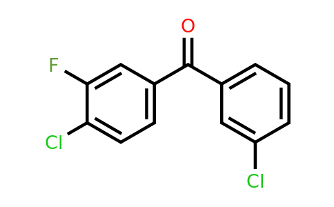 951890-54-3 | (4-Chloro-3-fluorophenyl)(3-chlorophenyl)methanone