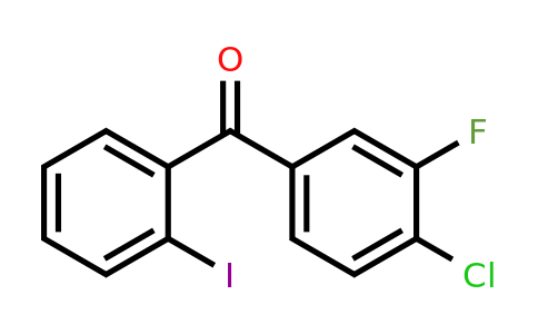 951890-65-6 | (4-Chloro-3-fluorophenyl)(2-iodophenyl)methanone