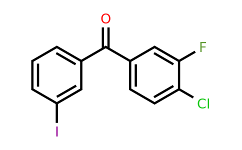 951890-68-9 | (4-Chloro-3-fluorophenyl)(3-iodophenyl)methanone