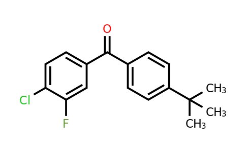 951890-74-7 | (4-(tert-Butyl)phenyl)(4-chloro-3-fluorophenyl)methanone