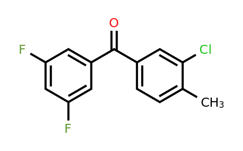 951891-02-4 | (3-Chloro-4-methylphenyl)(3,5-difluorophenyl)methanone
