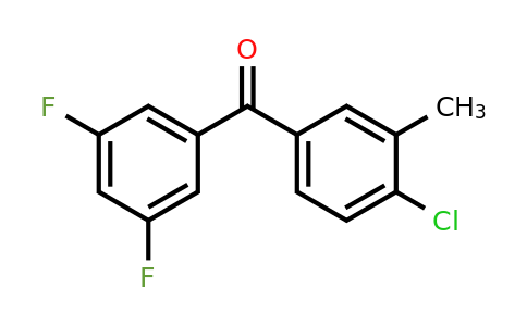 951891-32-0 | (4-Chloro-3-methylphenyl)(3,5-difluorophenyl)methanone