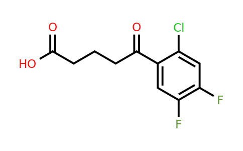 951891-46-6 | 5-(2-Chloro-4,5-difluorophenyl)-5-oxopentanoic acid
