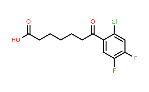 951891-52-4 | 7-(2-Chloro-4,5-difluorophenyl)-7-oxoheptanoic acid