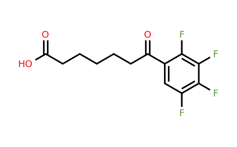 951891-67-1 | 7-Oxo-7-(2,3,4,5-tetrafluorophenyl)heptanoic acid
