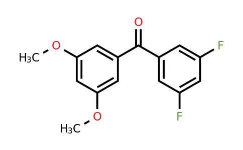 951892-32-3 | (3,5-Difluorophenyl)(3,5-dimethoxyphenyl)methanone