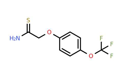 952183-07-2 | 2-(4-(Trifluoromethoxy)phenoxy)ethanethioamide