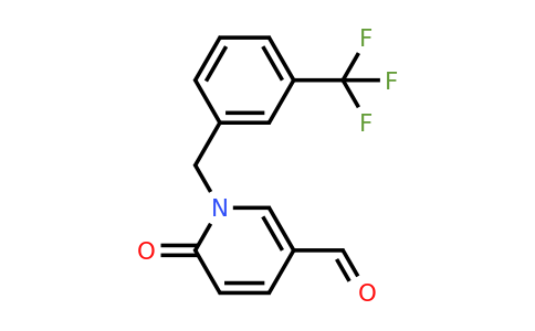 1,6-Dihydro-6-oxo-1-[3-(trifluoromethyl)benzyl]pyridine-3-carboxaldehyde