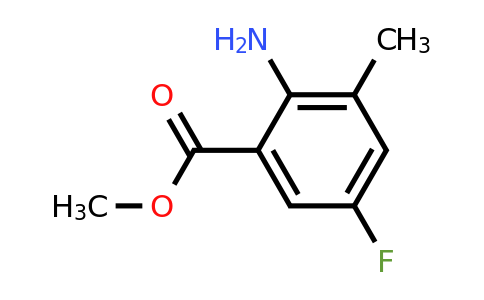 952479-98-0 | Methyl 2-amino-5-fluoro-3-methylbenzoate