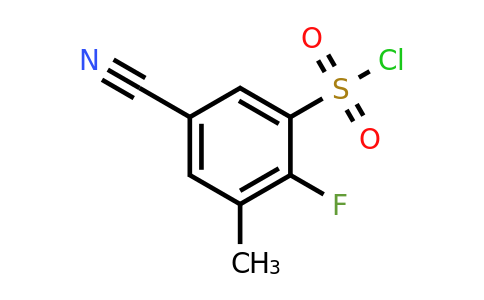 953727-83-8 | 5-Cyano-2-fluoro-3-methylbenzenesulfonyl chloride
