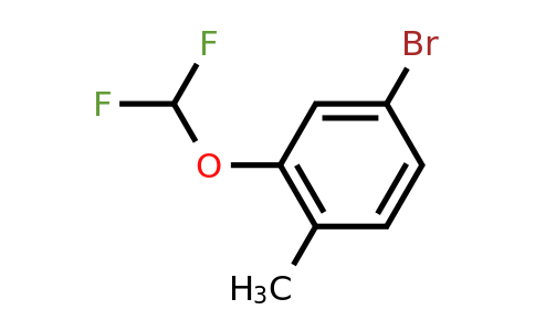 954235-88-2 | 4-Bromo-2-(difluoromethoxy)toluene