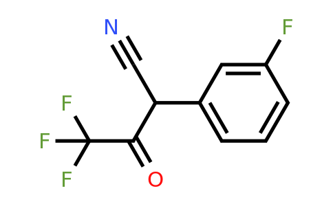 954238-37-0 | 4,4,4-Trifluoro-2-(3-fluorophenyl)-3-oxobutanenitrile