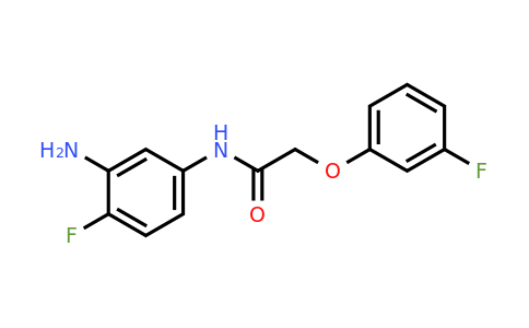 954263-27-5 | N-(3-Amino-4-fluorophenyl)-2-(3-fluorophenoxy)acetamide