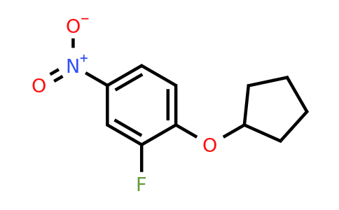 956015-49-9 | 1-(Cyclopentyloxy)-2-fluoro-4-nitrobenzene