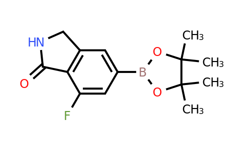 957346-40-6 | 7-Fluoro-5-(4,4,5,5-tetramethyl-1,3,2-dioxaborolan-2-yl)isoindolin-1-one