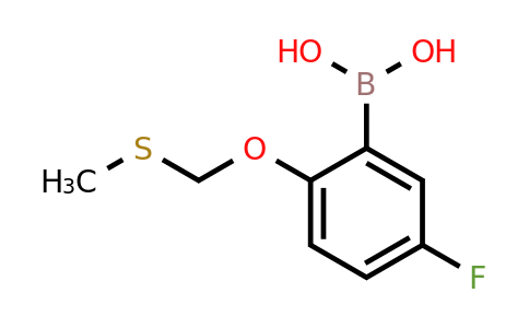 958454-07-4 | (5-Fluoro-2-((methylthio)methoxy)phenyl)boronic acid