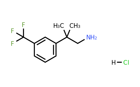 959139-62-9 | 2-Methyl-2-(3-(trifluoromethyl)phenyl)propan-1-amine hydrochloride
