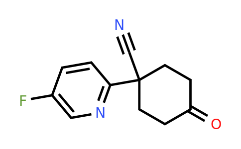 960371-10-2 | 1-(5-Fluoropyridin-2-yl)-4-oxocyclohexanecarbonitrile