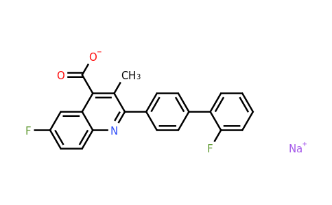 96201-88-6 | Sodium 6-fluoro-2-(2'-fluoro-[1,1'-biphenyl]-4-yl)-3-methylquinoline-4-carboxylate