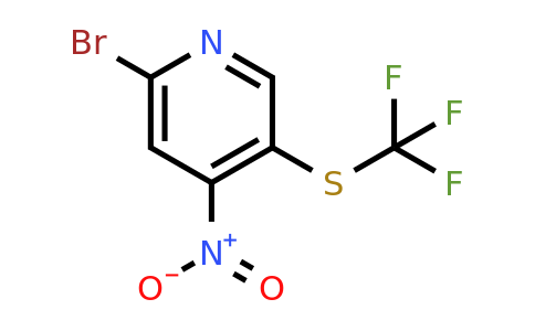 1807109-69-8 | 2-Bromo-4-nitro-5-(trifluoromethylthio)pyridine